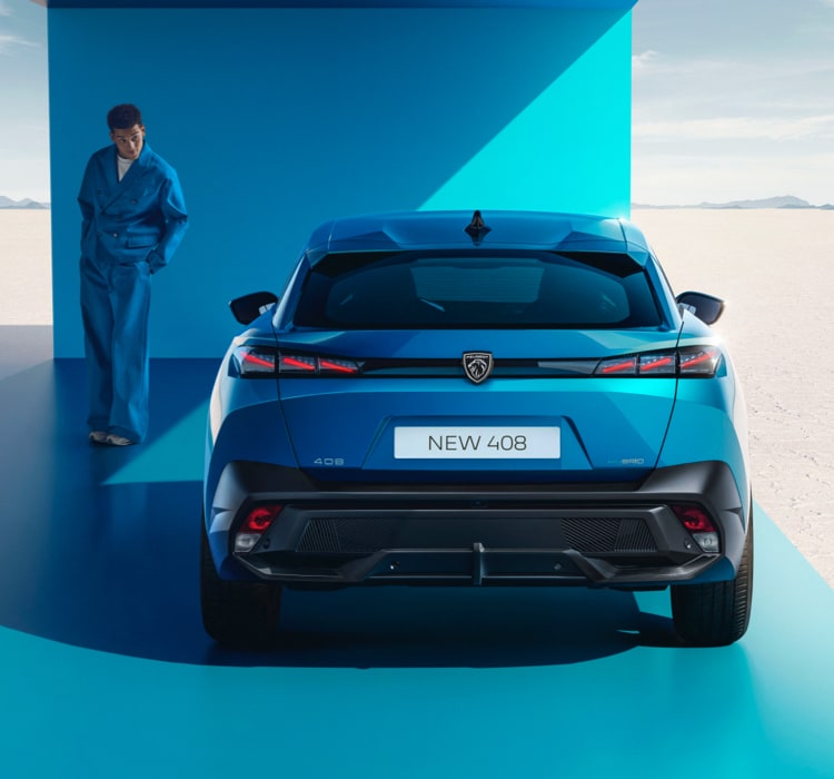 New PEUGEOT 408 rear end design